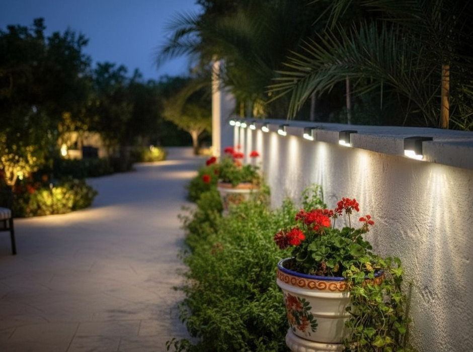 Luz LED solar para exteriores | Luces para Jardín Terraza Balcón Escaleras