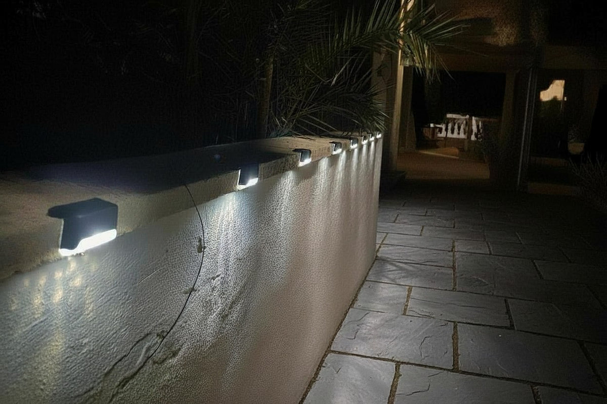 Luz Solar para Peldaños StepGlow – PACK 4