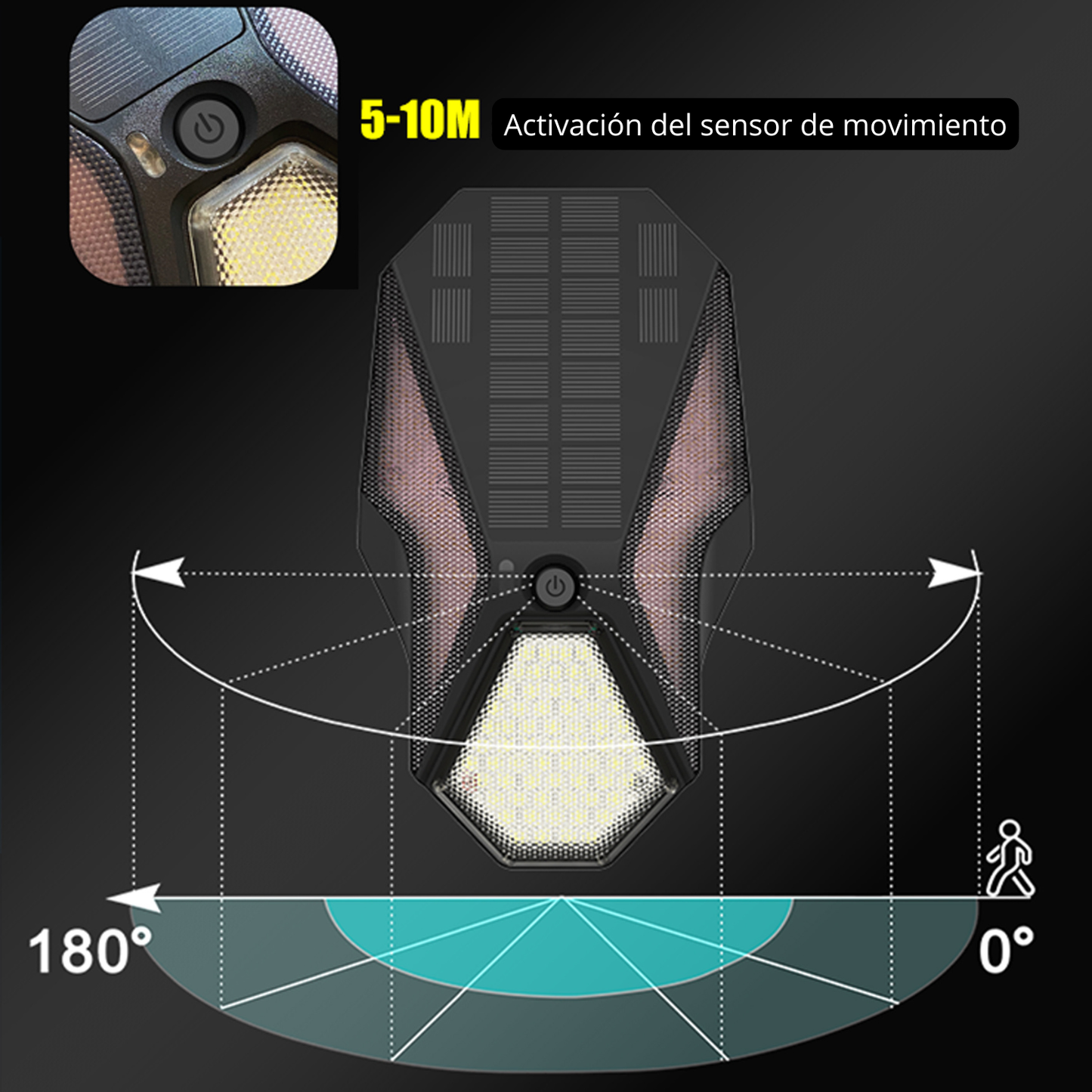 Aplique Solar Spider-Man FB2 Pro – Duo Tone Inteligente