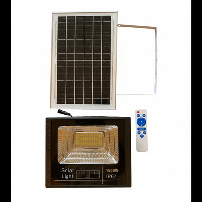 foco reflector con panel solar
